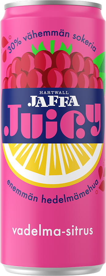 Hartwall Jaffa Juicy Vadelma-Sitrus