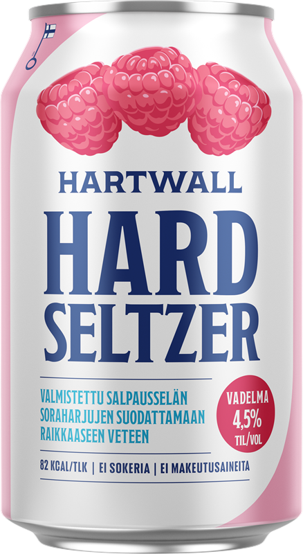 Hartwall Hard Seltzer Vadelma 4,5%