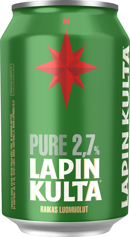 Lapin Kulta Pure Gluteeniton Luomulager 2,7 %
