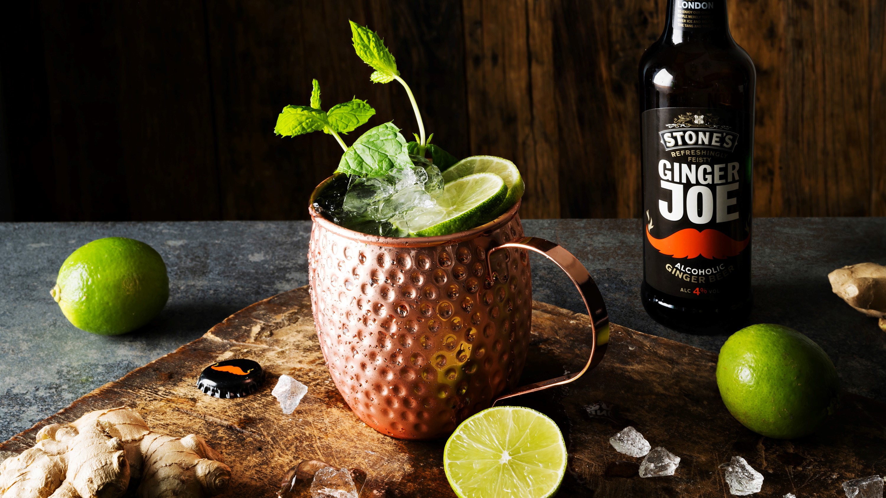 Moscow mule -cocktailissa on sopivasti inkiväärin potkua