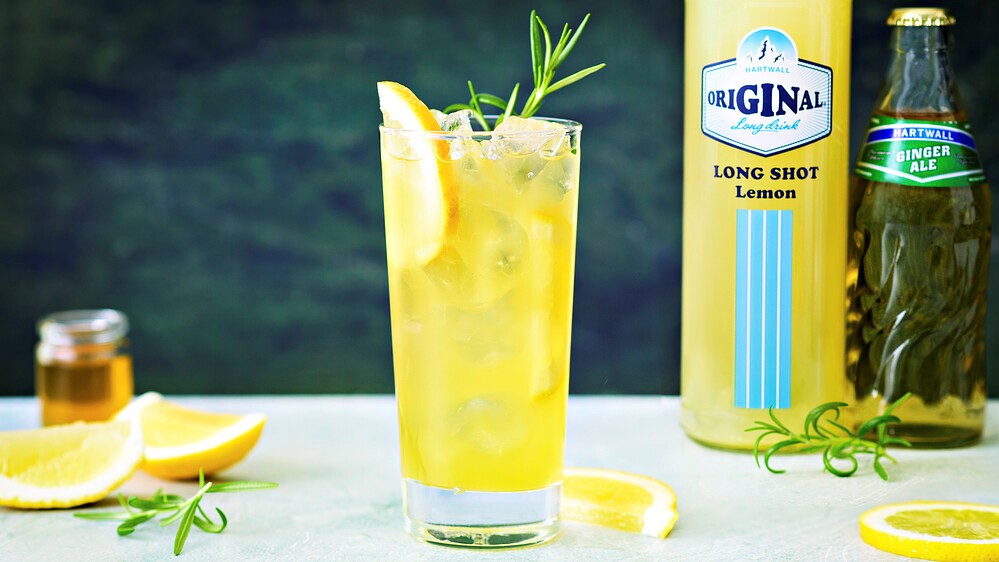 Kesäinen Long Shot Lemonade on täydellinen drinkki juhannukseen