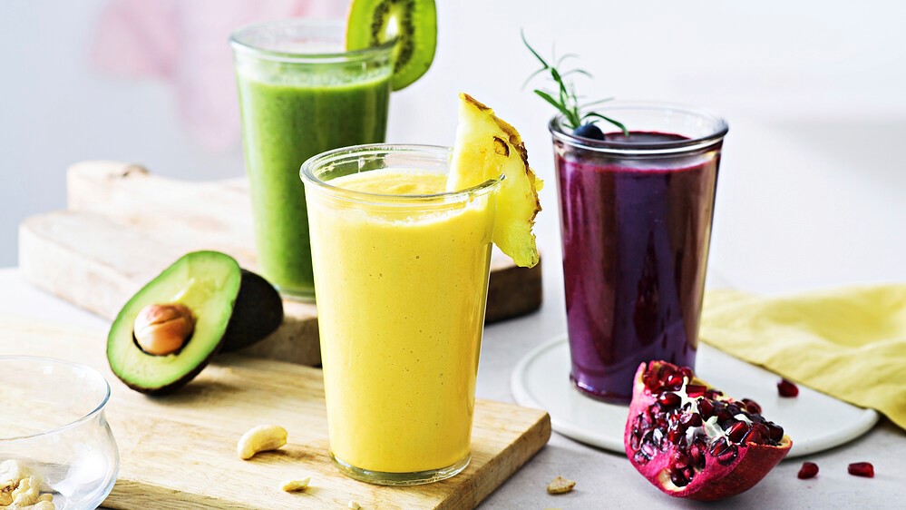 3 x terveellinen smoothie – Novelle-smoothiet vireydelle, vastustuskyvylle ja lihaksille